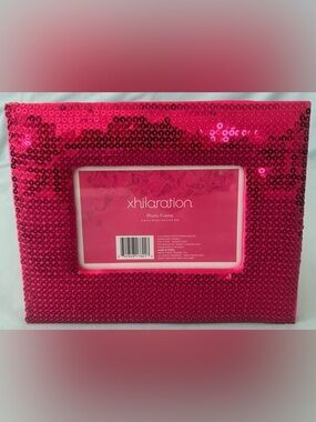 Xhilaration Pink Sequined Photo Frame